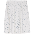 Floral Printed Denim Skirt