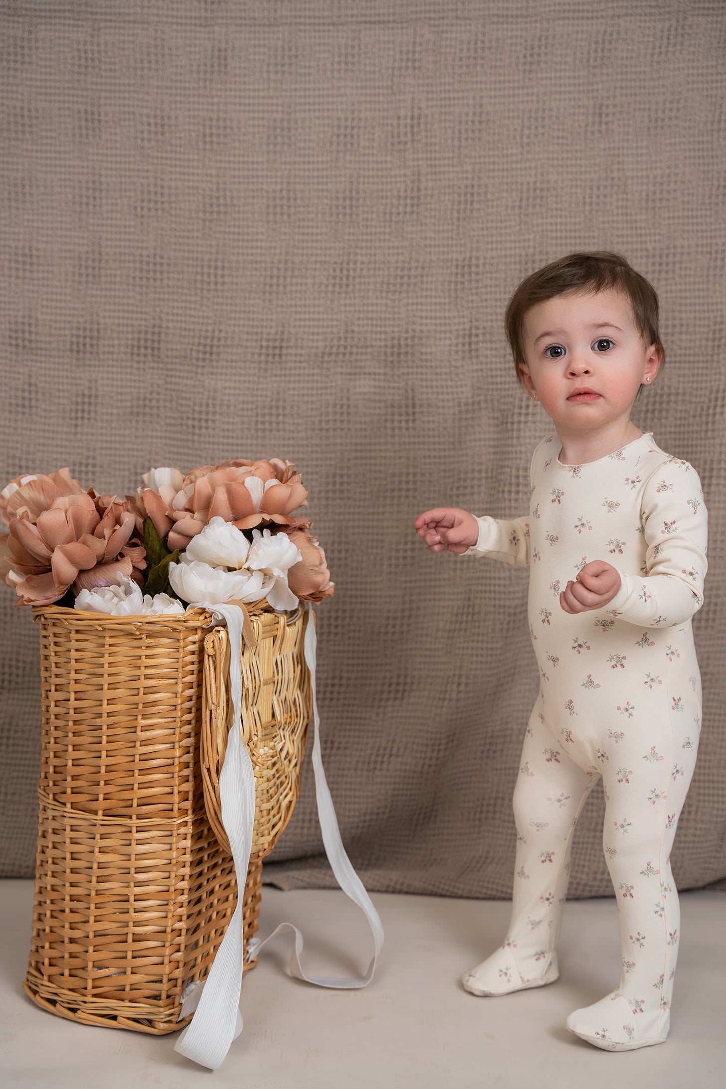Floral Print Onesie