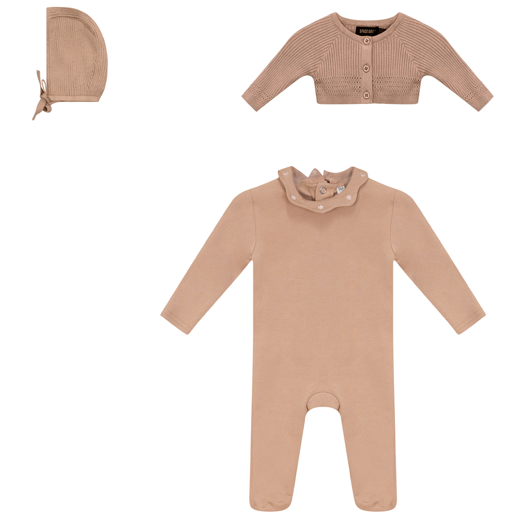 Onesie and Cardigan Set
