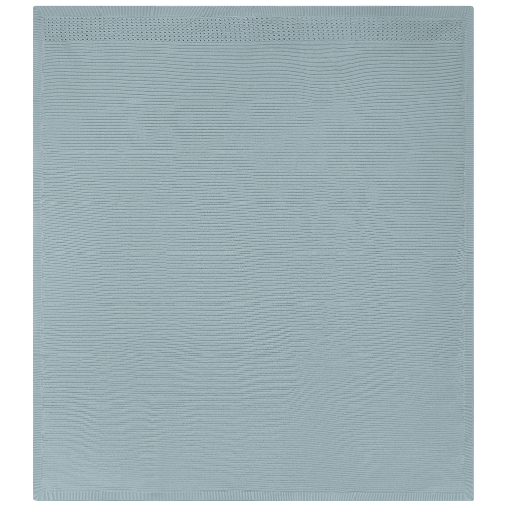 Holed Rib Knit Blanket
