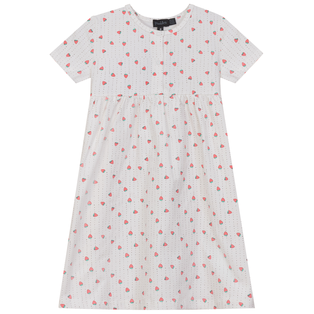 Strawberry and Pear Printed Dress