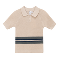 Waffle Knit Striped Sweater