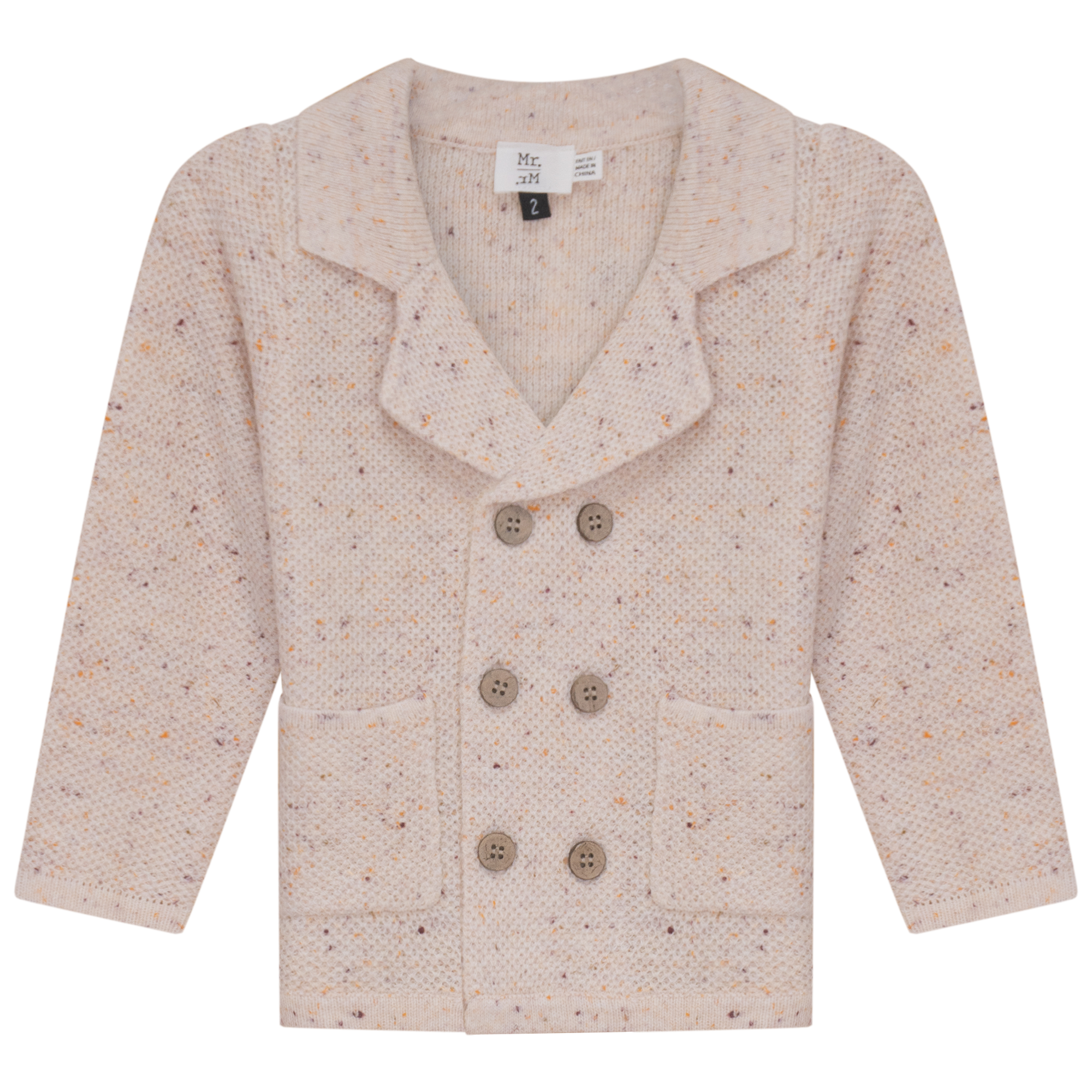 Speckeled Waffle Knit Blazer