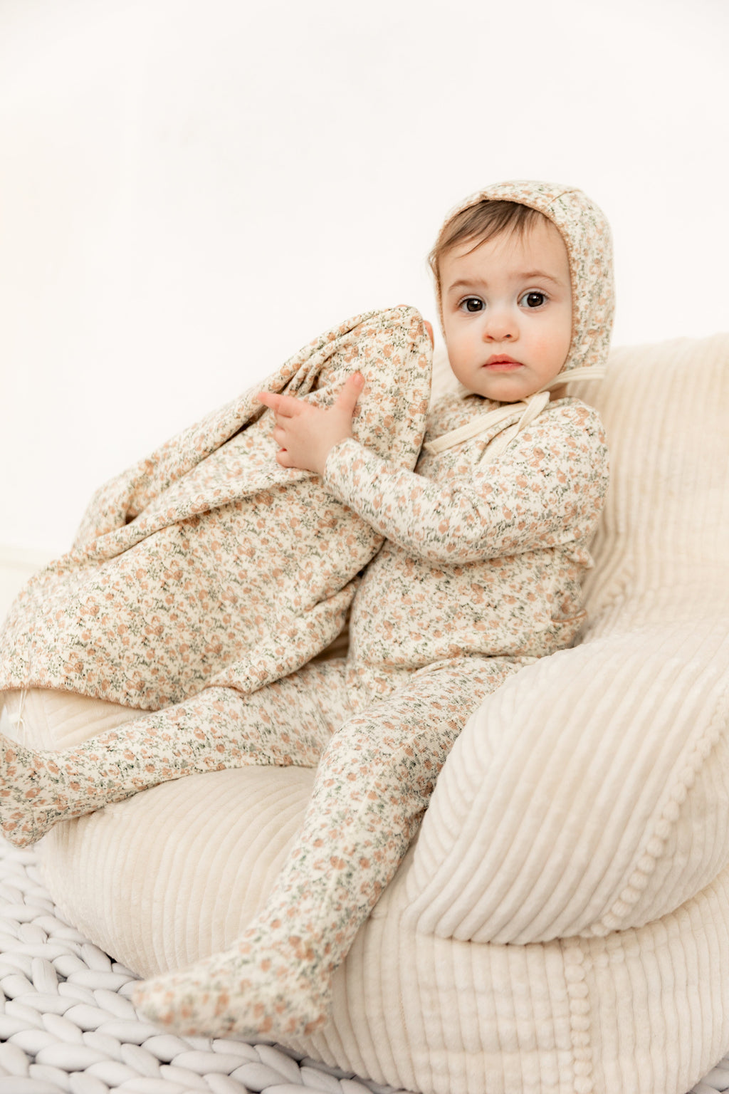 Ribbed Printed Blanket