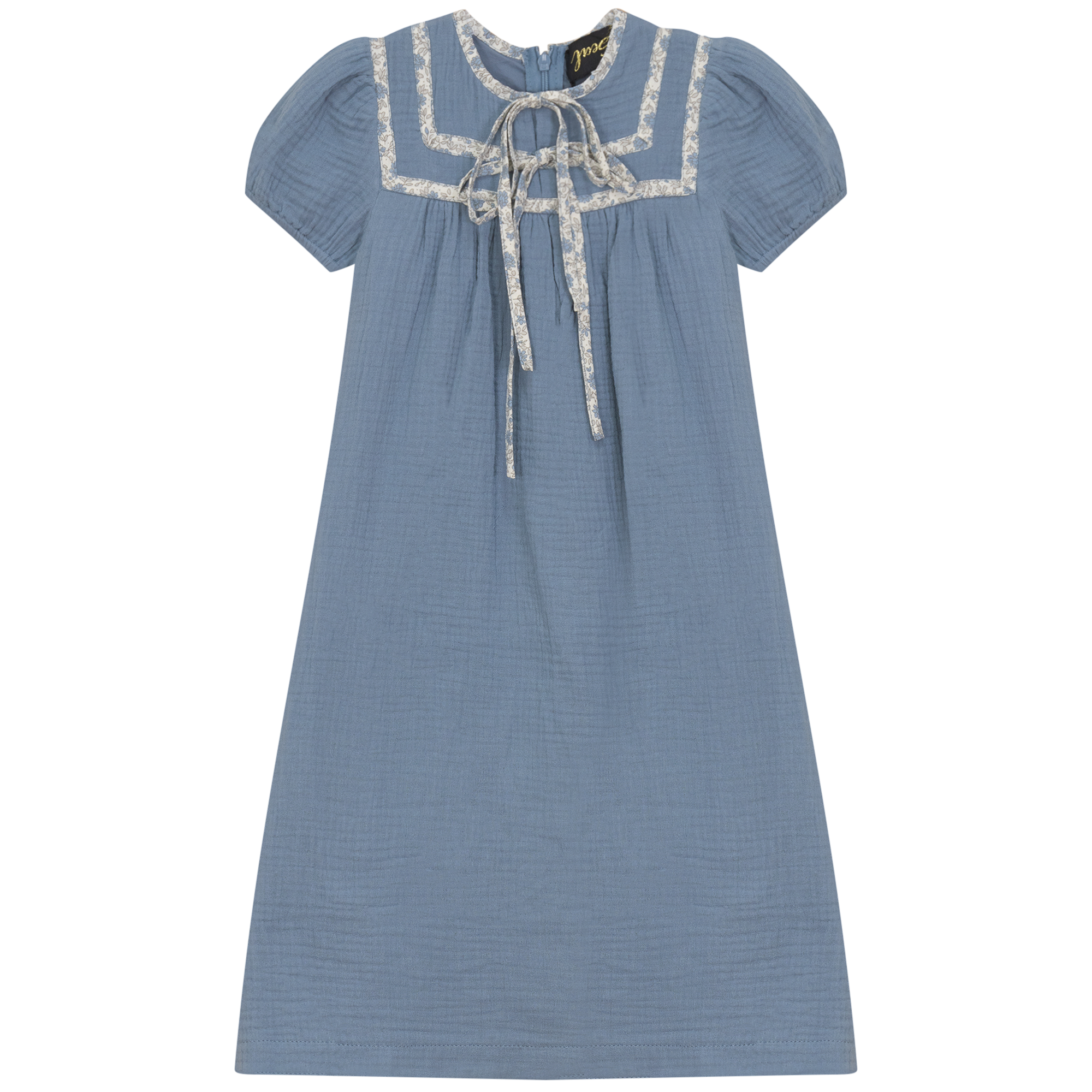 Floral Tape Gauze Robe