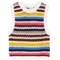 Crochet Knitted Cropped Vest