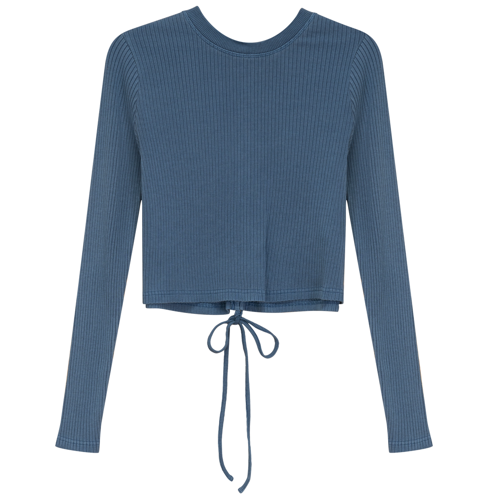 Distressed Pully Sweater