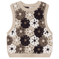 Floral Crochet Vest