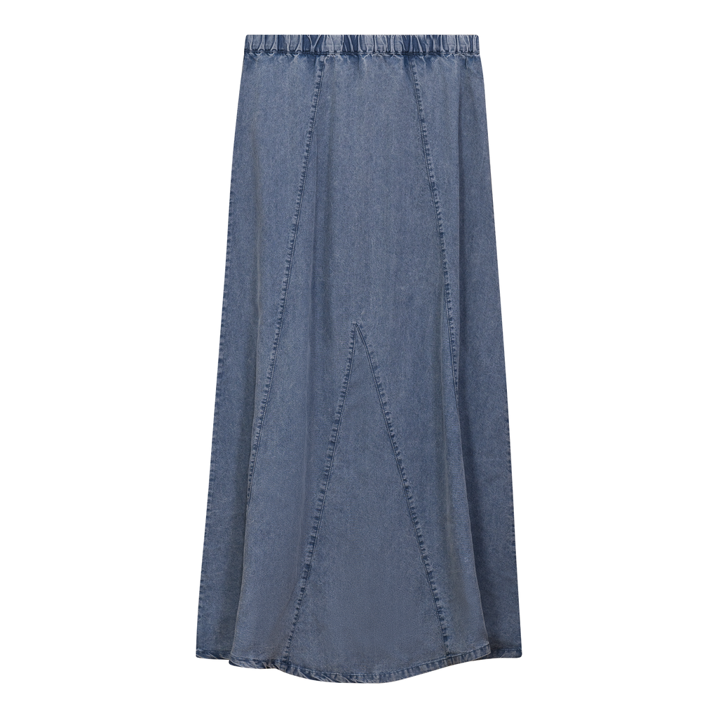 Denim Midi Skirt