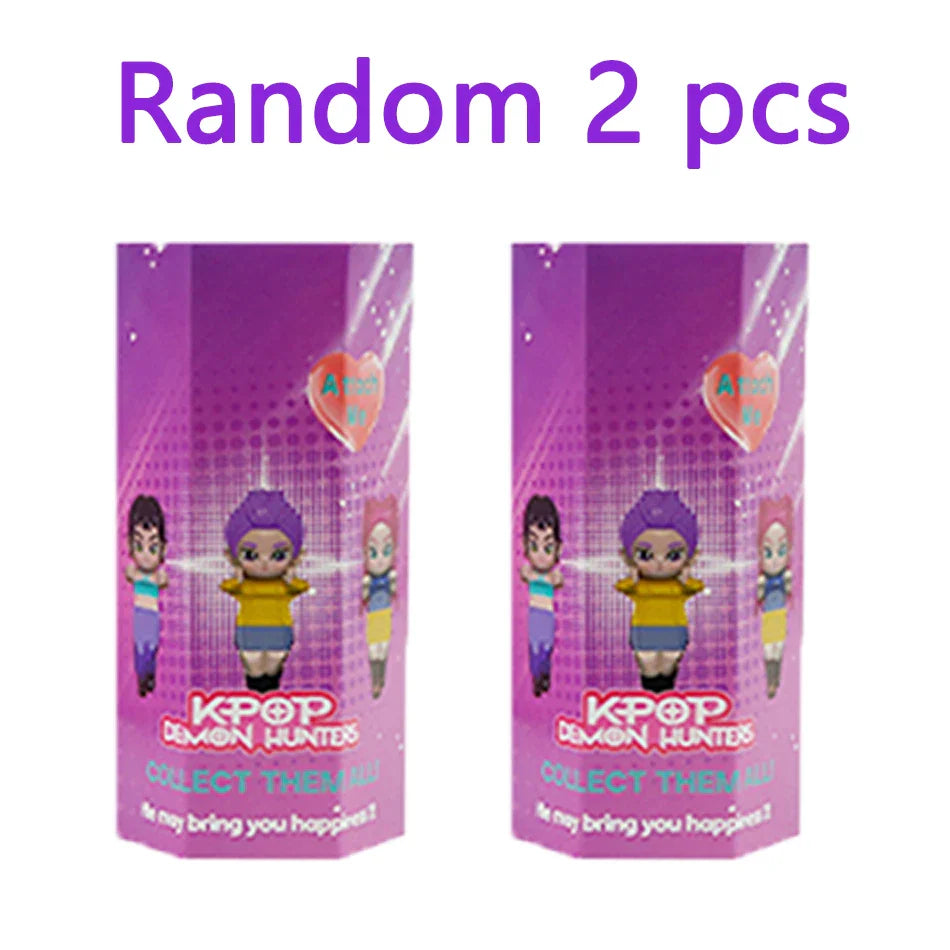 2025 Hot selling K pop Demon Hunters Blind Box Series Anime Figures Ornaments Dolls Fans Children Birthday Gift Random Blind Box