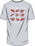 Saltwater Boys - BAYOU CRAWFISH BOYS GRAPHIC TEE GREY