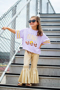 SeersuckerJOEY LLC - Hot to Geaux Girl's sequin tee