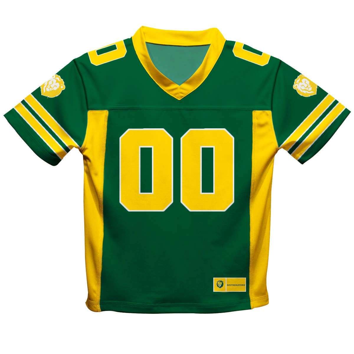 Vive La Fete - Southeastern Louisiana Lions Green Fashion Football T-Shirt