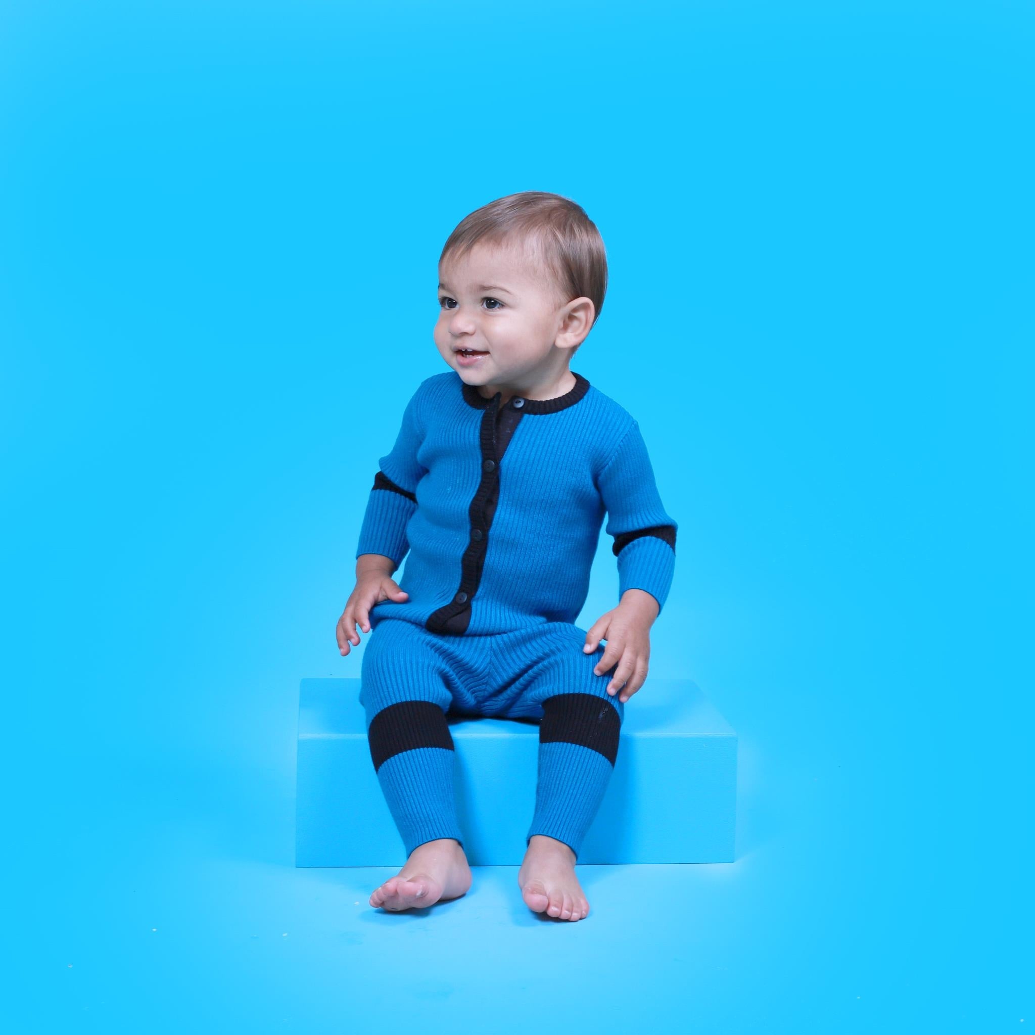 2 Tone Rib Knit Set