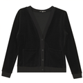 Cotton Velour Cardigan