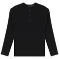 Rib Basic Henley Top