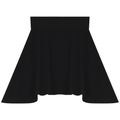 Rib Basic Henley Skirt