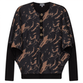 Tie Dye Corduroy Rib Combo Top