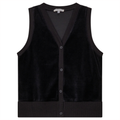 Velour Vest Cardigan