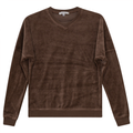 Cotton Velour Drop Shoulder Top