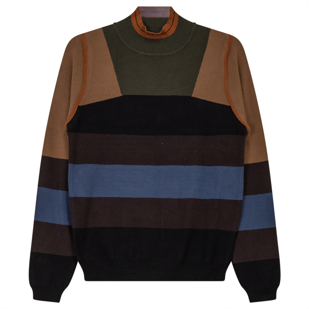 Striped Knit Sweater