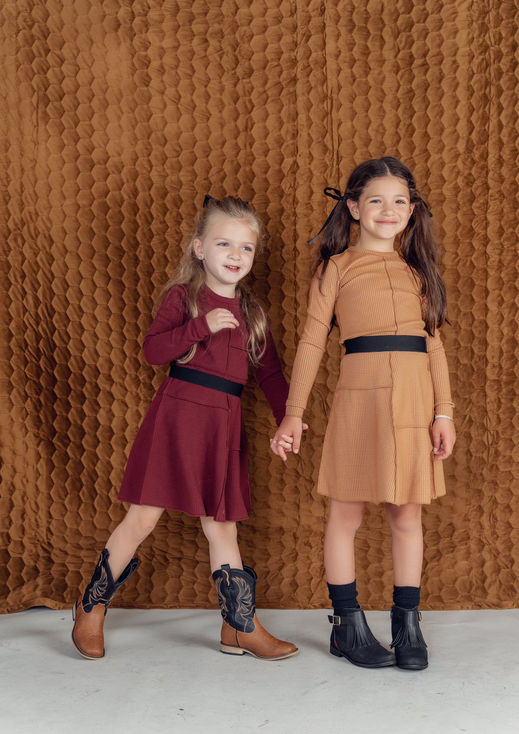 Asymmetric Cut Waffle Short Skirt