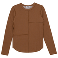 Asymmetric Cuts Waffle Top
