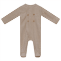 Double Press Look Rib Velour Onesie