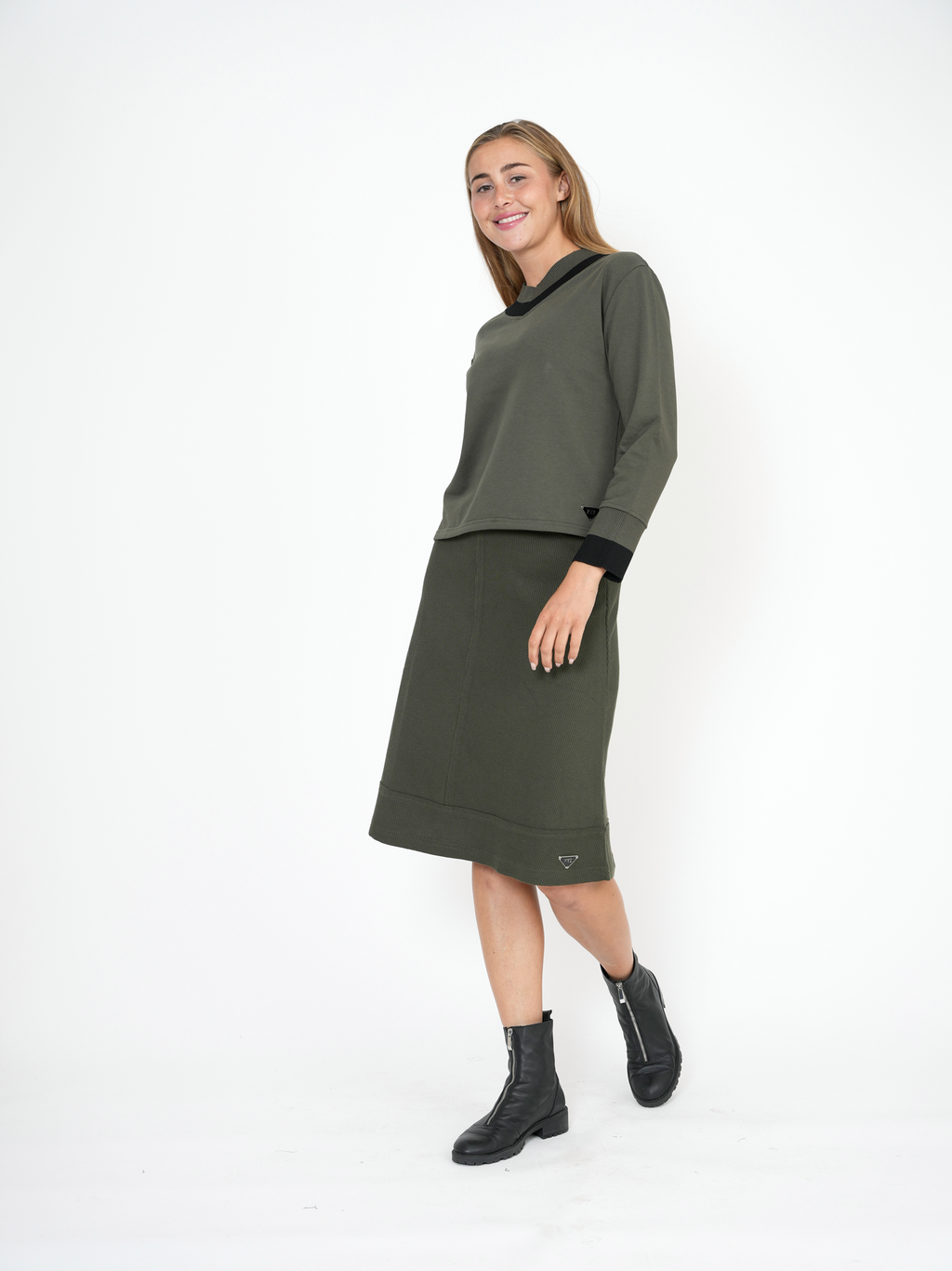 Small Waffle Short Skirt