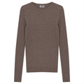 Knit Textured V-Neck Top