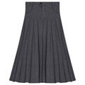 Pleated Knit Skirt