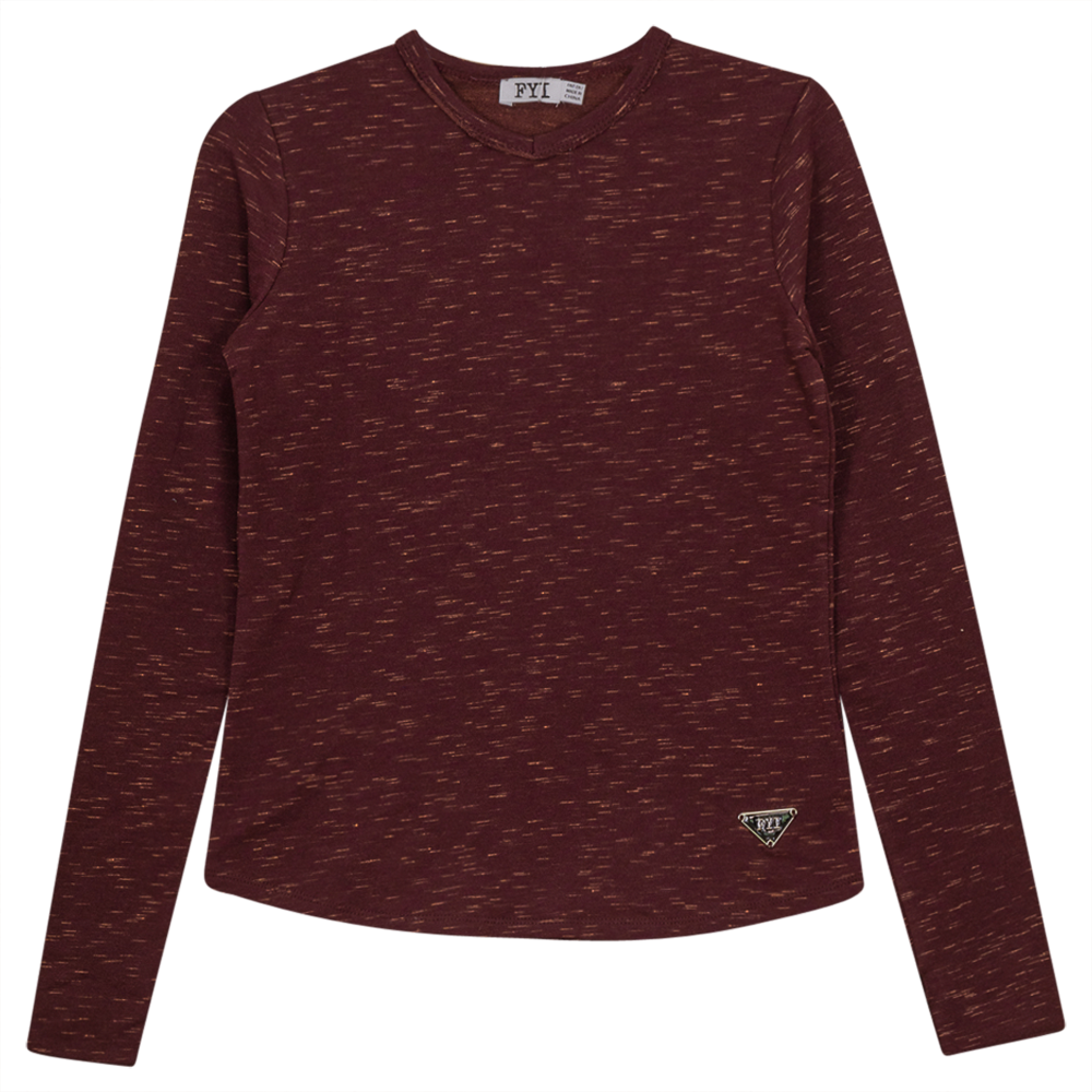 Stretch Mix V Neck Top