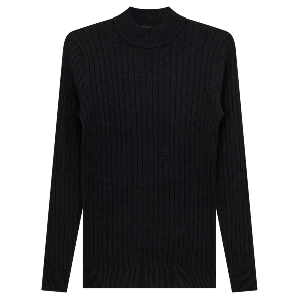 Maternity Sweater Knit Mock Neck