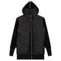 Maternity Quilt Bomber Jacket