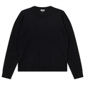 Closed V-Neck Rib Combo Sweater