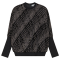 Flocked Velour Rib Bubble Top