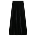 A Line Maxi Slinky Velour Skirt
