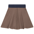 Ribbed Flare Skirt