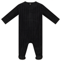V-Neck Velour Onesie