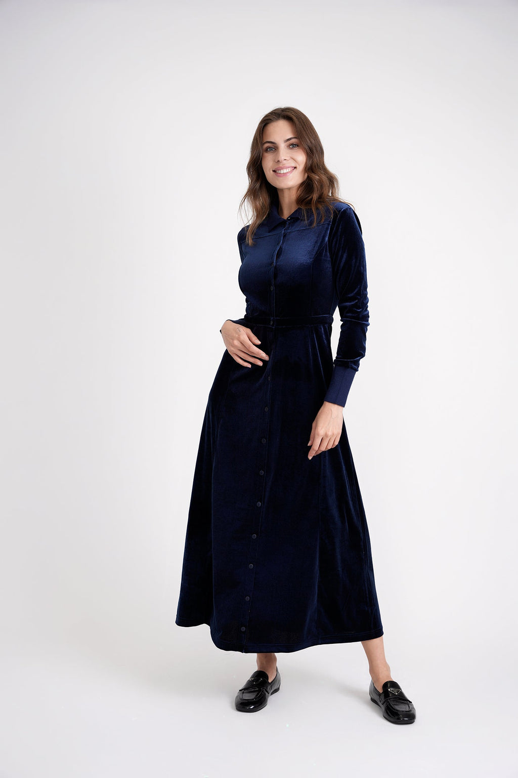 Slinky Velour Dress