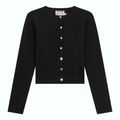 Cropped Knit Cardigan