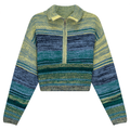 Multicolor Drop Shoulder Sweater