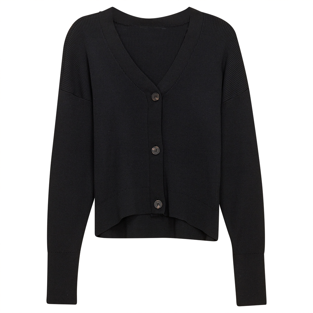 Cropped Drop Shoulder Sweater