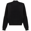 Mock Neck Vest Look Sweater
