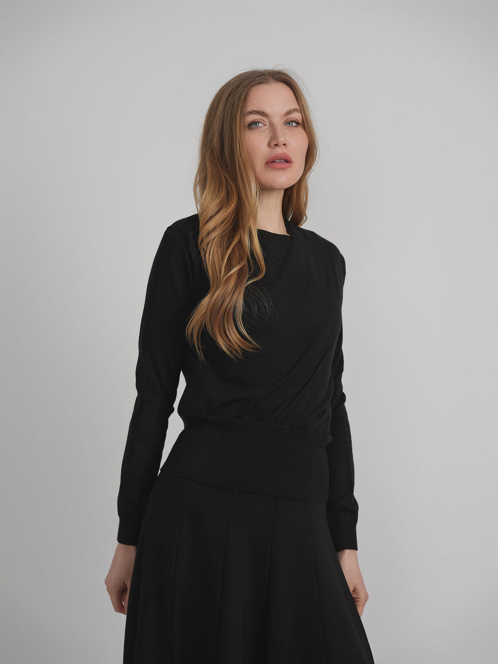 Wrap Knit Sweater