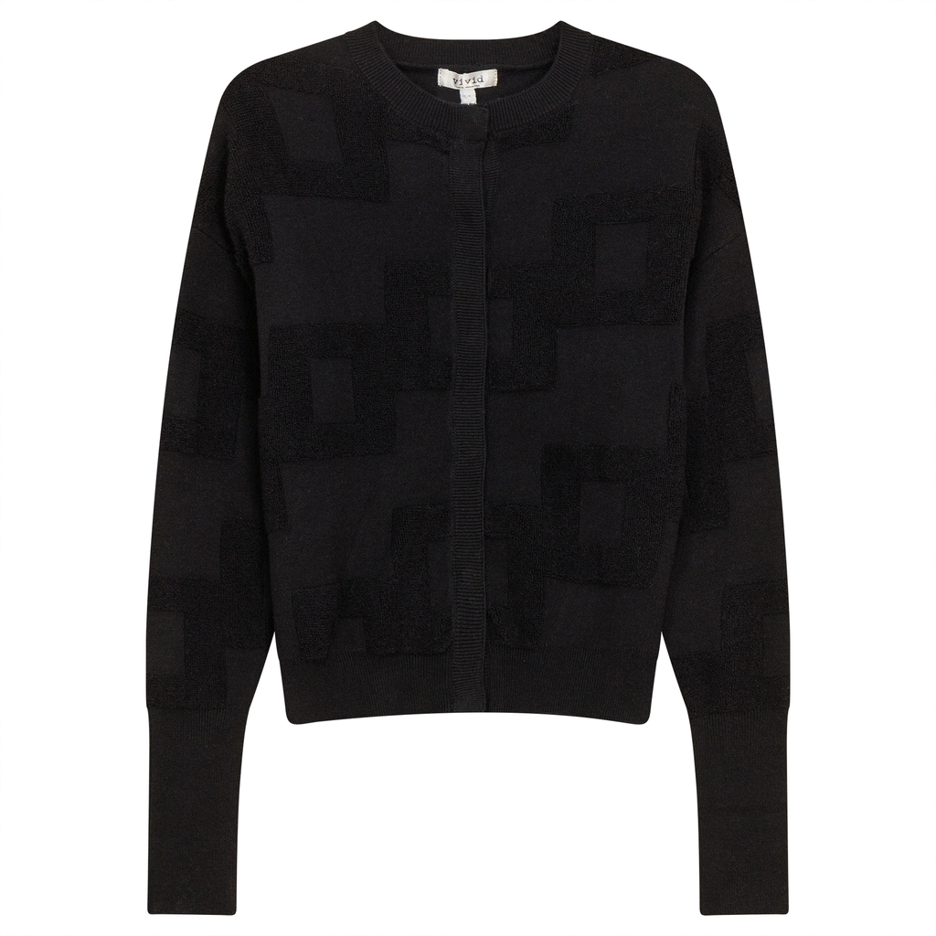 Textured Knit Cardigan