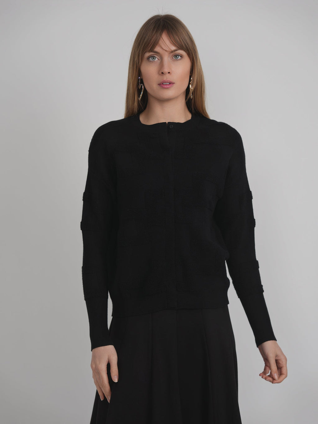 Textured Knit Cardigan