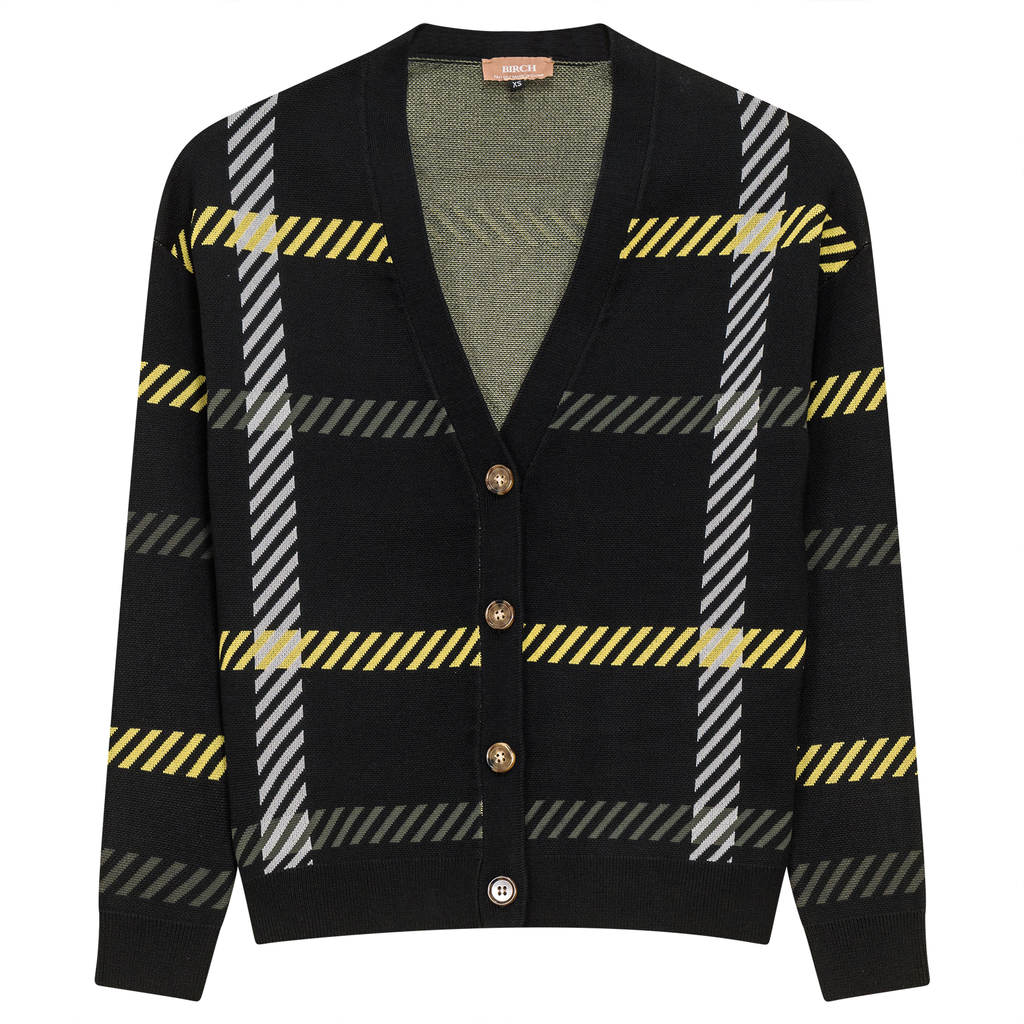 Printed Knit Cardigan