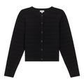 Ribbed Knit Cropped Cardigan
