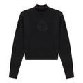 Cropped Knit Turtle Neck